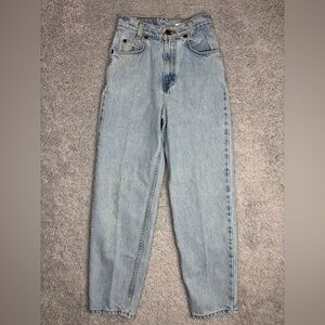 Levi's Jeans Boys 14 550 Vintage Light Wash Orange Tab Classic Cotton Casual